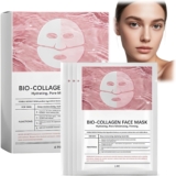 4Pcs Firm Skin Deep Hydrating Face Mask,Facial Skincare Wrinkle Patches for Wrinkle Reduction and Pore Minimization,Skin Care Face Mask,Sheet Face Mas/k,Moisturizing Fac/e Mas/k,Hydrating Mas/k