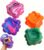 4Pcs Nice Ice Cube Squishy Toys, Ice Cube Stress Balls Colourful Fidget Toys Squishy Stress Cube for Anxiety Relief Sensory Stress Relief Squeeze Toys (A)