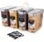 4Pcs Set Plastic Food Storage Containers Practical Cereal Dispenser Food Grade and BPA Free – Sold by MALMO / FBA