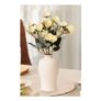 5 Branch 15 Heads Artificial Silk Rose Bouquet Wedding Party Decoration