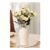 5 Branch 15 Heads Artificial Silk Rose Bouquet Wedding Party Decoration