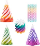 5 PCS Spiral Cone Fidget, Cone Fidget, Impossible Cone, Pyramid Suitable for Enthusiasts Pursue Tactile Stimulation and Enhance Sensory Response Abilities