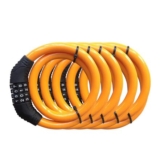 5-Pack Bike Cable Locks, 4-Digit Combination, Resettable