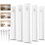 5 Pack Rechargeable Under Cabinet Kitchen Light, Motion Sensor Light Indoor Sold by HIKOO / FBA