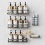 5 Pack Rustproof Stainless Steel Shower Caddy – Grey