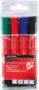 5 Star Assorted Permanent Markers (Pack of 4)