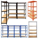 5 Tier Heavy Duty Galvanised Adjustable Shelf Racking Unit Storage Rack 875KG – sold by Zhitaozhang Tool Store
