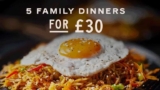 5 dinners for £30 (see ingredients below)