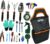 50 Piece Large Garden Tools Set for Gardening with Bag Outdoor Hand Tool Kit with Trowels, Forks, Pruners, Labels & Accessories Allotment Equipment for Weeding, Plant Care & Maintenance