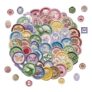 50 Transparent Wax Seal Stickers Vintage Floral for Scrapbooks
