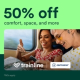 50% off Eurostar Plus & Premier for 2 people July to September ( London to Paris / Brussels / Lille / Amsterdam / Rotterdam ) – from £85 PP