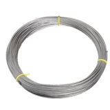 50M Stainless Steel Wire Rope, Heavy Duty Garden Craft Wire Cable Railing Transport Wire Rope 1 mm