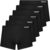 5/6-Pack Mens Boxers Shorts, Mens Stretch Boxers, Soft Boxer for Men, Comfort Mens Underwear, Black