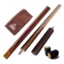 57 Inch 3/4 Jointed Snooker Billiard Pool Cue Set 18oz, 9.5mm Tip
