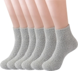 6 Pairs Fuzzy Socks Winter Warm Socks Womens Soft Socks Plush Coral Ladies Thick Fleece Socks for Autumn Winter Christmas