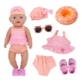 6-Piece Doll Clothes and Swim Accessories for 14-18in Dolls