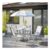6 Piece Metal Garden Dining Set
