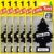 6 x Little Trees Air Freshener Tree MTZ04 Black Ice Fragrance For Car Home Boat Caravan – Six Pack