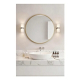 60cm round Wall Mirror – Gold