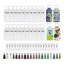 60pcs Sublimation Lip Balm Holder Blanks, Neoprene Keychains