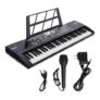 61-Key Electronic Keyboard Piano for Beginners with Sheet Music Stand
