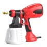 650W Paint Sprayer with 1200ml, 4 Nozzles, 3 Patterns (Red)