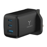 65W GaN USB C Charger, 3-Port Compact Fast Wall Plug – Sold by YOSTECH LTD / FBA