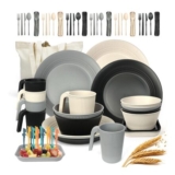 67Pcs Camping Dinner Set for 6 People