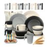 67Pcs Camping Dinner Set for 6 People