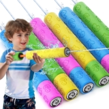 6Pcs Large Foam Water Guns for Kids Adults, 30cm Soft Foam Water Blasters, Safe Squirt Pistols for Pool Beach Outdoor Play, Summer Water Toys for Boys Girls Age 3-12 (6Pcs 30cm)