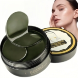 6Pcs Under Eye Patches,Black Gold Under Eye Gel Patches,Eyes Treatment Masks,Self Care Mask,Reduce Puffy Eyes,Fine Lines,Dryness,Anti-Wrinkle,Hydrating,Soothing,Even Skin Tone