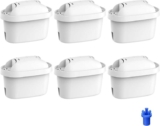 6x Waterdrop Water Filter Cartridges (Brita Maxtra/Pro Compatible, NSF Certified)