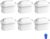 6x Waterdrop Water Filter Cartridges (Brita Maxtra/Pro Compatible, NSF Certified)