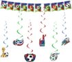 7 Pcs World Cup Football 2026 Football Banner and Hanging Swirls Decorations – Sold by YunLiJia FBA