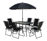 7-Piece Glass-Top Patio Dining Set