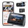 70mai A800SE Dash Cam Car Front 4K UHD Rear 1080P with 128GB SD card, Prime price by 70mai official / FBA £84.99 without SD card