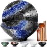 8-Inch Ramen Bowl Set for 2 (8pcs) – Large Ceramic Japanese Noodle Bowls with Chopsticks Forks Spoons Perfect for Salad Serving Soup Pho Cereal Microwave Dishwasher Safe Gift for Men Women