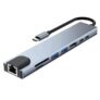 8 in 1 USB C Hub Adapter 4K HDMI RJ45 SD TF Card Reader PD Fast Charge sold by SS TRADE HUB LTD