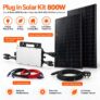 800W Plug-In Solar Kit Hoymiles HMS-800-2WB Dual MPPT 2x JA Solar 465W
