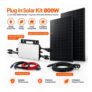 800W Plug-in Solar Kit, Hoymiles HMS-800-2WB, Dual MPPT