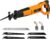 850W Reciprocating Saw, Power Reciprocating Saw with Variable Speed,28MM Stroke Length Equipped with 5 Saw Blades for Wood,Metal Sheets and PVC Cutting