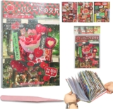 90 Sheets Japanese Stickers 1600 Pieces Heisei Retro Design Romantic Cute Manga Style Decals Aesthetic DIY Scrapbooking Notebook