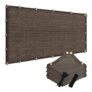 90% Sun Shade Cloth for Pergola, 6×20 Ft, Grommets