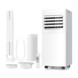 9000 BTU 4-in-1 Portable Air Conditioner, Remote, 450 Sq Ft