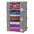 90L Zip Storage Bags, Foldable, Transparent Window, Grey, 3-Pack
