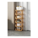 9/8/7/6 Tier Bamboo Folding Shoe Rack Shoe Storage Organiser