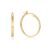 9CT Gold Hoop Earrings for Women, Lightweight 2040mm
