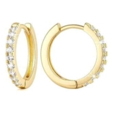 9ct Gold Hoop Earrings – 18mm