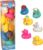 A to Z My 1st Character Bath Ducks Set, 6 Colourful Rubber Ducks, Baby Bath Toys, 0 Months, Multicolor (Yellow, Pink, Blue, Mint Green)
