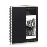 A5 Hardcover Sketchbook, Spiral Bound, 160gsm Paper, 80 Pages
